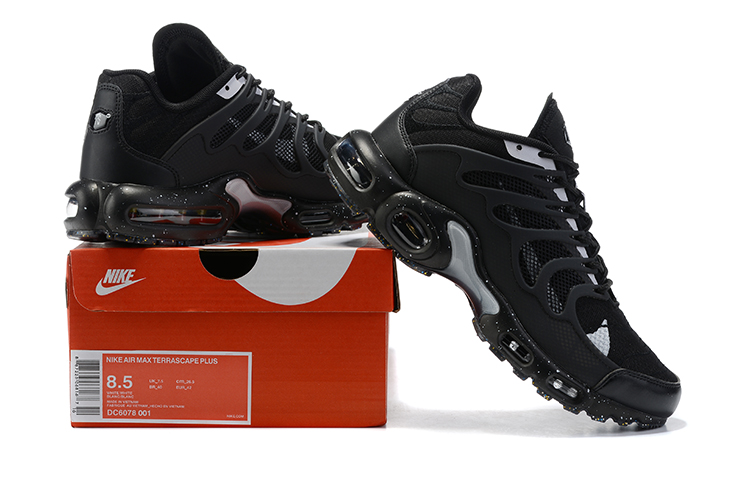 2021 Nike Air Max Terrascape Plus Black White Running Shoes - Click Image to Close